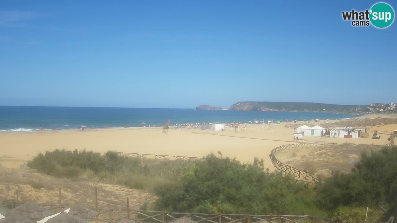 Webcam Torre dei Corsari – Liveblick auf den Strand von Punta Usai