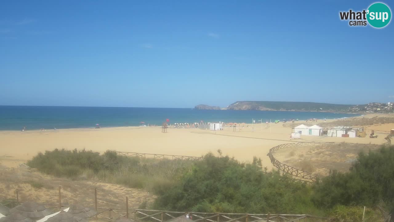 Webcam Torre dei Corsari – Vista live sulla spiaggia da Punta Usai