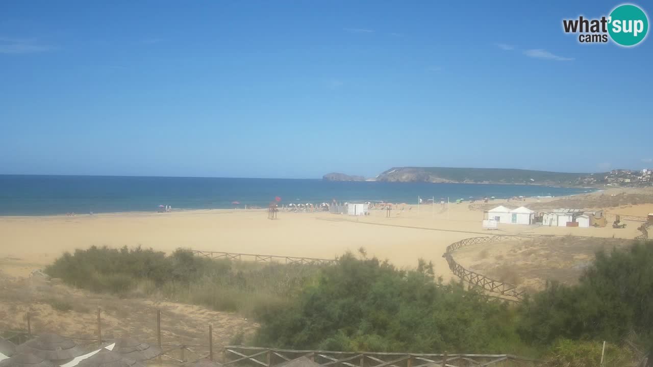 Webcam Torre dei Corsari – Vista live sulla spiaggia da Punta Usai