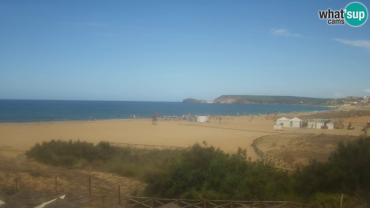 Webcam Torre dei Corsari – Vista live sulla spiaggia da Punta Usai