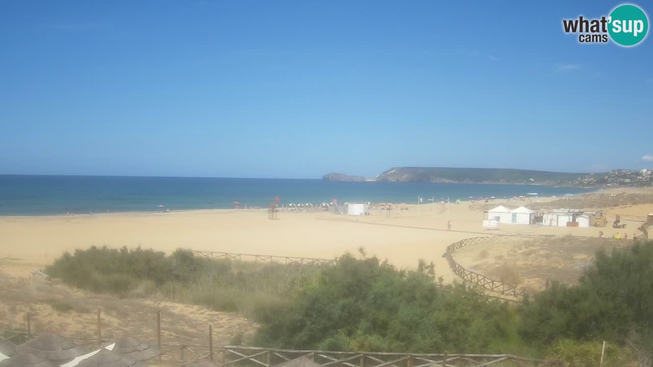 Cámara web Torre dei Corsari – Vista en directo de la playa desde Punta Usai