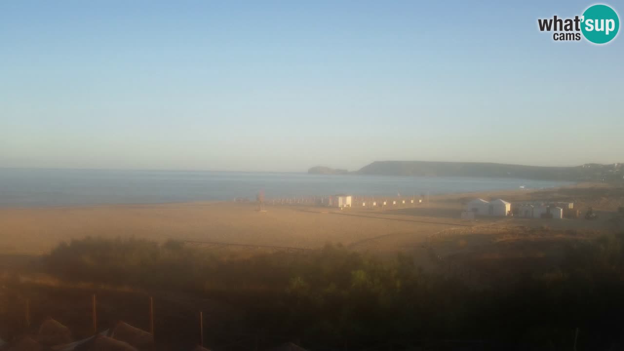 Webcam Torre dei Corsari – Vista live sulla spiaggia da Punta Usai