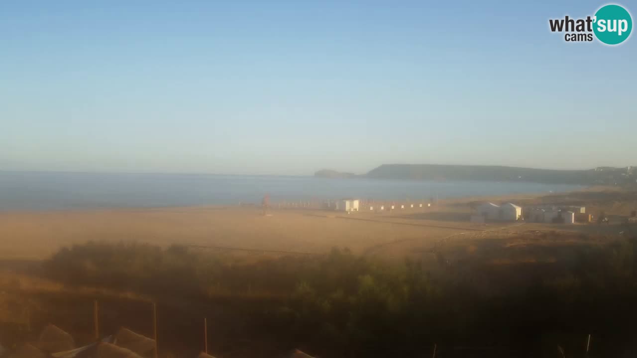 Webcam Torre dei Corsari – Vue en direct sur la plage depuis Punta Usai