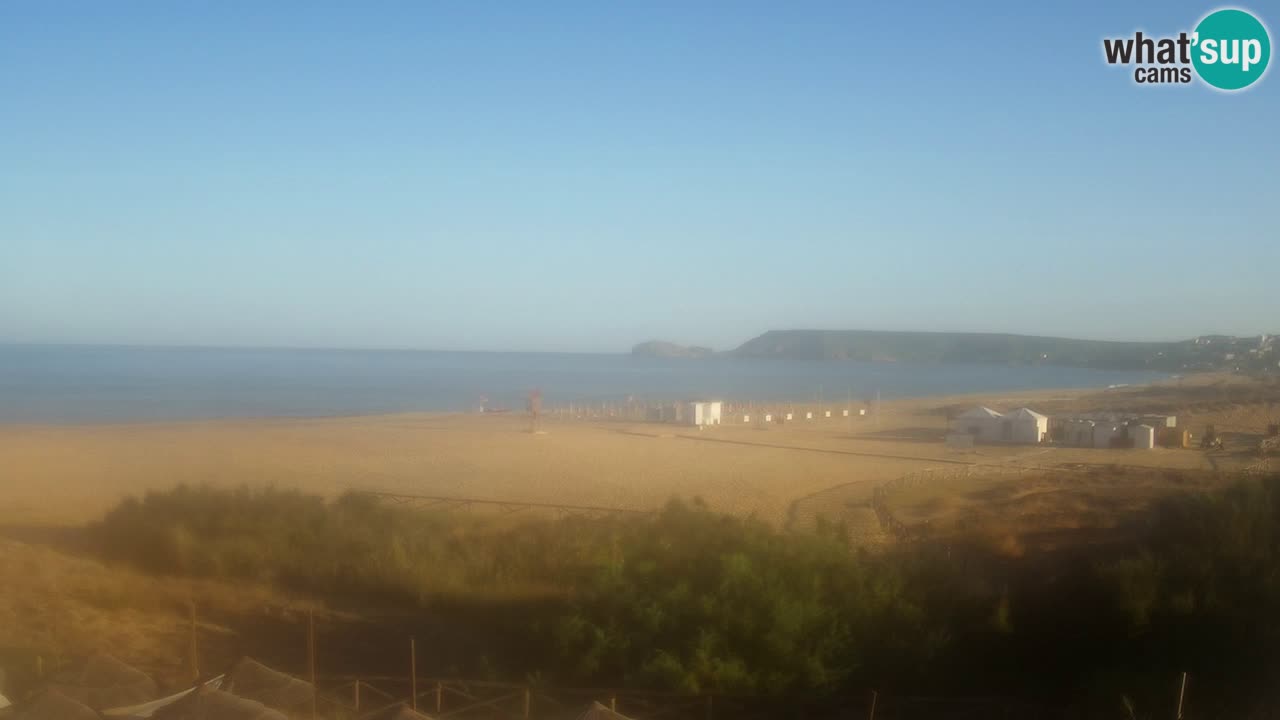 Cámara web Torre dei Corsari – Vista en directo de la playa desde Punta Usai