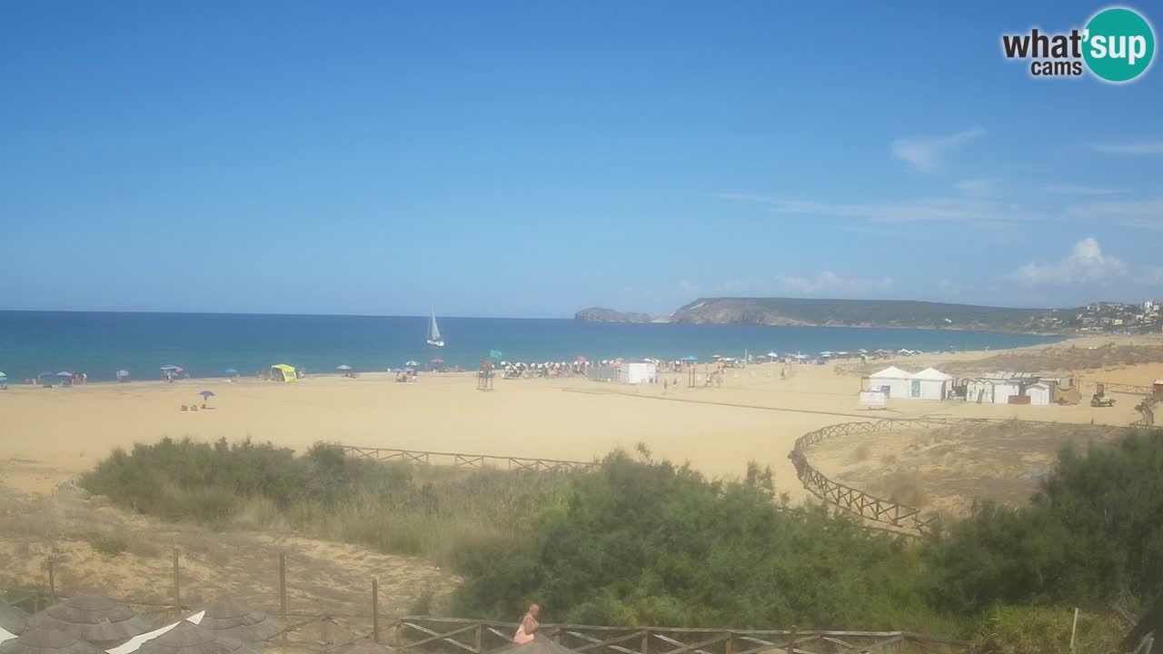 Webcam Torre dei Corsari – Vue en direct sur la plage depuis Punta Usai