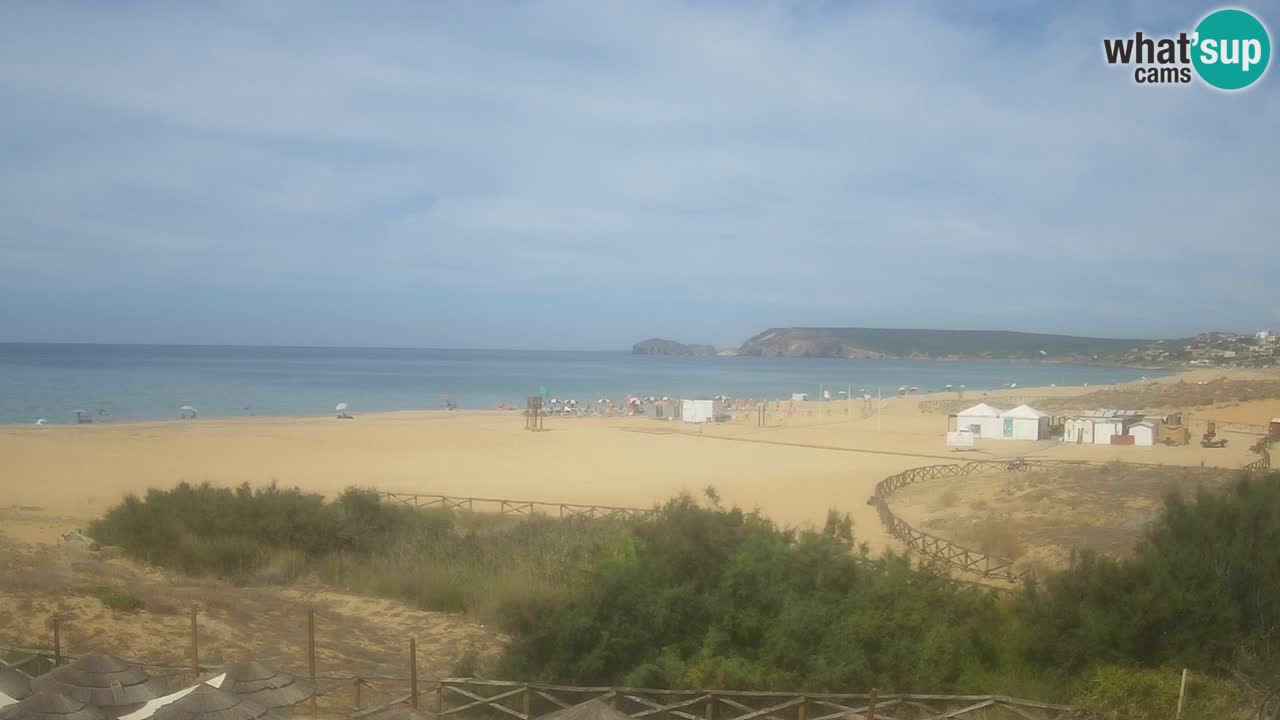 Cámara web Torre dei Corsari – Vista en directo de la playa desde Punta Usai