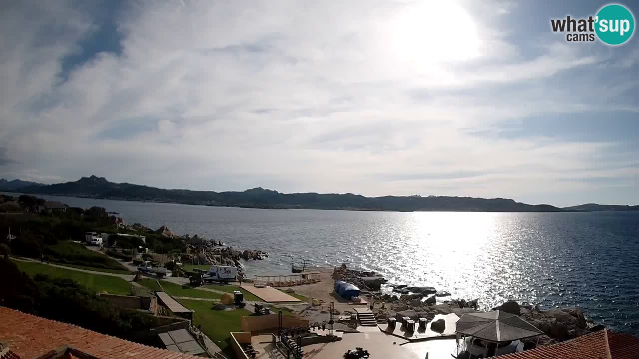 Live Phi Beach – Forte Cappellini camera en vivo Porto Cervo – Arzachena – Cerdeña