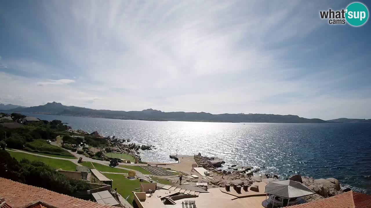 Live Phi Beach – Forte Cappellini camera en vivo Porto Cervo – Arzachena – Cerdeña