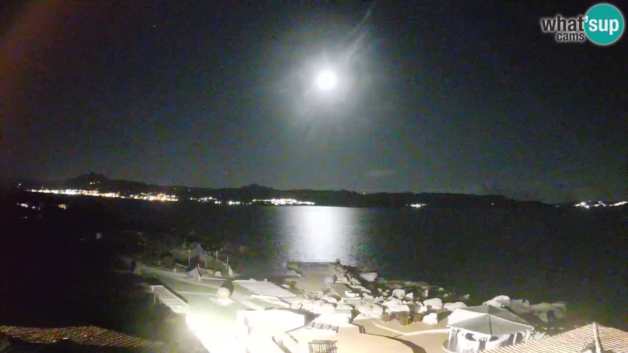 Live Phi Beach – Forte Cappellini camera en vivo Porto Cervo – Arzachena – Cerdeña