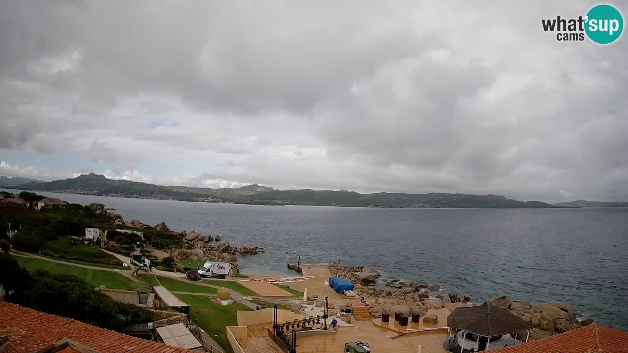 Live Phi Beach – Forte Cappellini camera en vivo Porto Cervo – Arzachena – Cerdeña