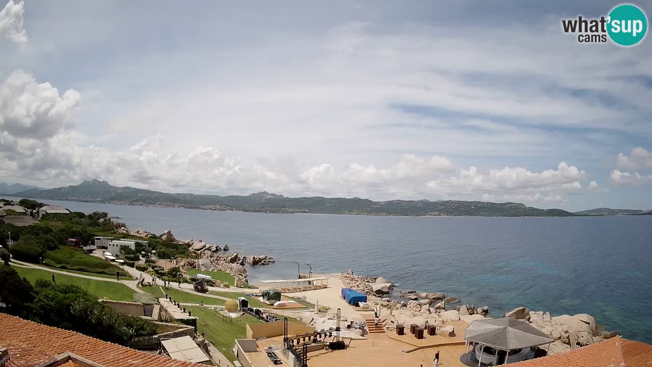 Live Phi Beach – Forte Cappellini camera en vivo Porto Cervo – Arzachena – Cerdeña