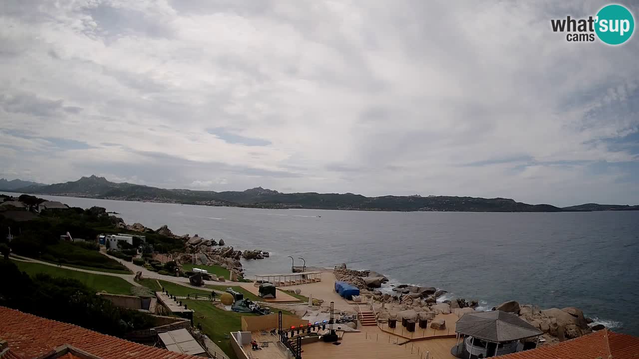 Live Phi Beach – Forte Cappellini camera en vivo Porto Cervo – Arzachena – Cerdeña
