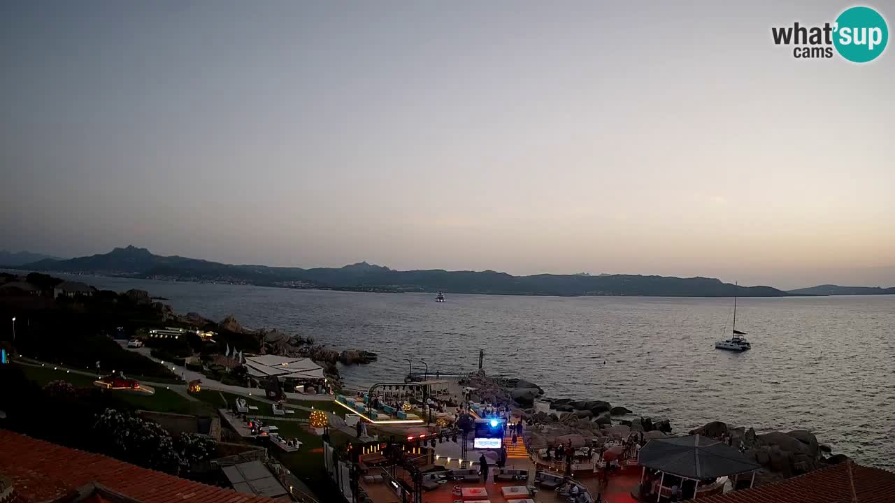 Live Phi Beach – Forte Cappellini camera en vivo Porto Cervo – Arzachena – Cerdeña