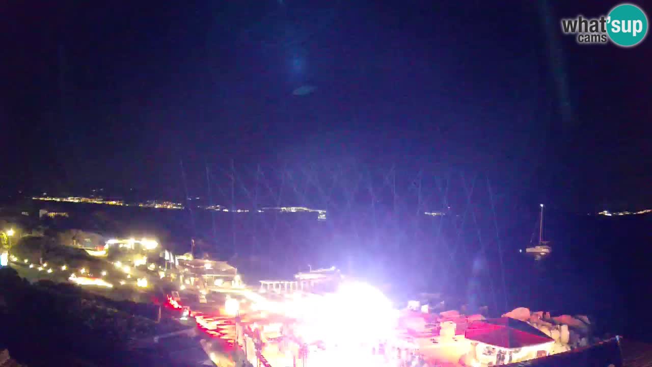 Live Phi Beach – Forte Cappellini camera en vivo Porto Cervo – Arzachena – Cerdeña