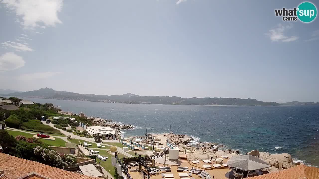 Live Phi Beach – Forte Cappellini camera en vivo Porto Cervo – Arzachena – Cerdeña