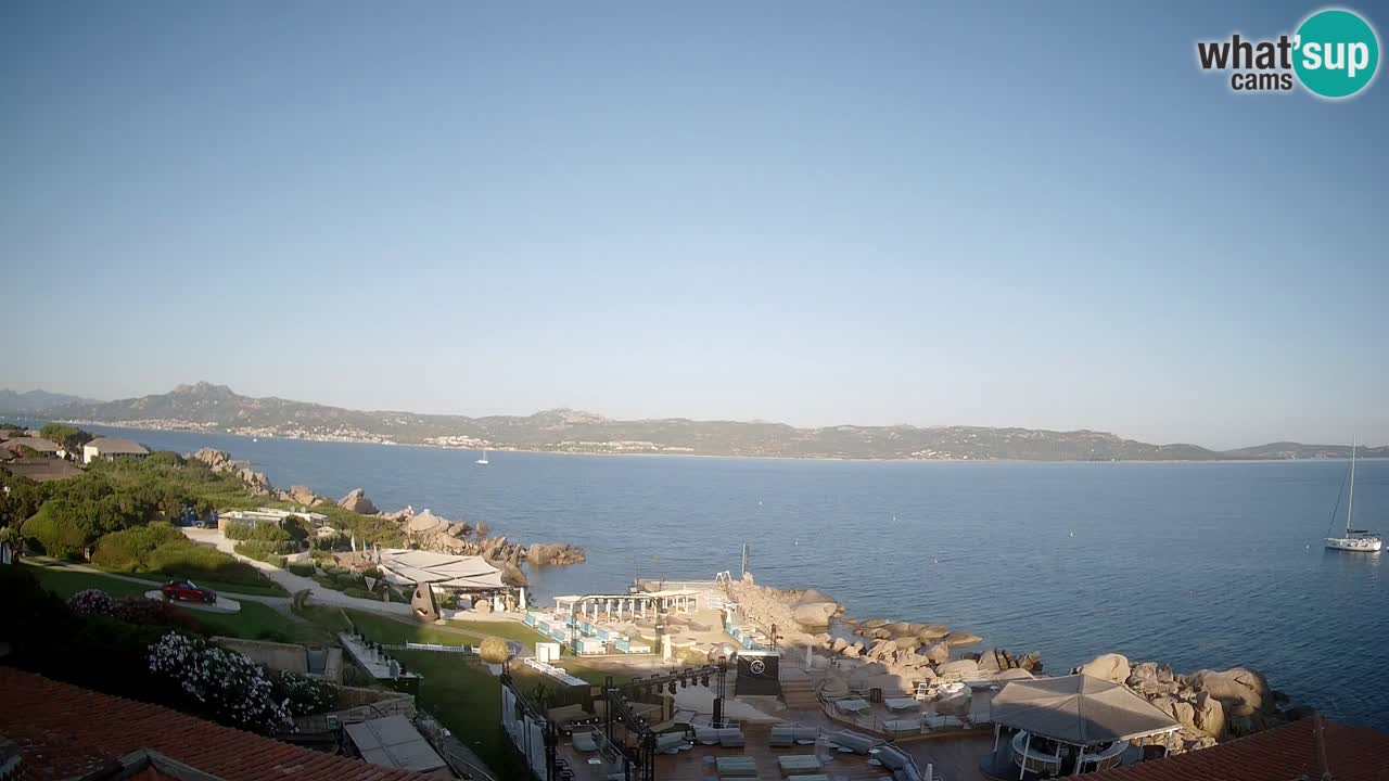Live Phi Beach – Forte Cappellini camera en vivo Porto Cervo – Arzachena – Cerdeña