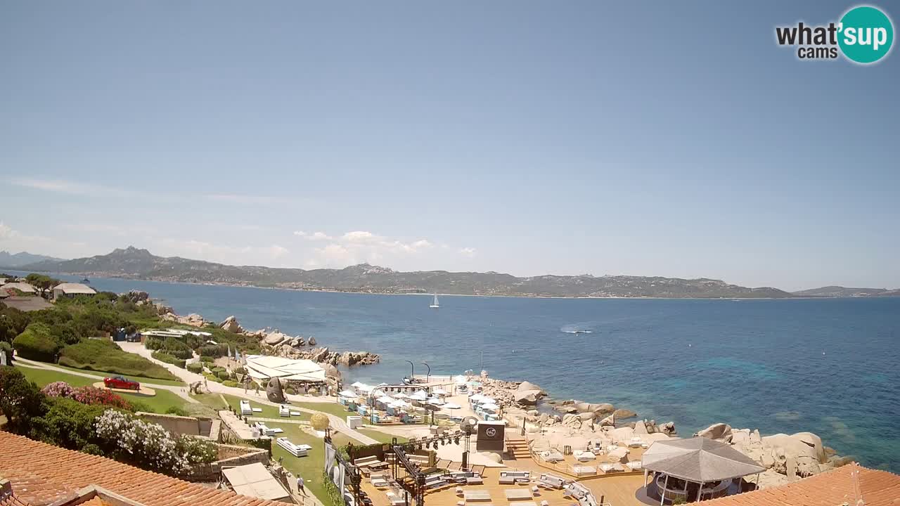 Live Phi Beach – Forte Cappellini camera en vivo Porto Cervo – Arzachena – Cerdeña