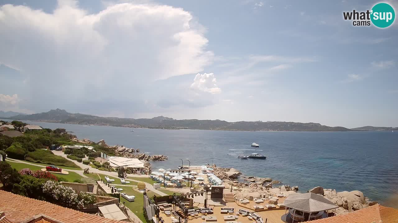 Live Phi Beach – Forte Cappellini camera en vivo Porto Cervo – Arzachena – Cerdeña