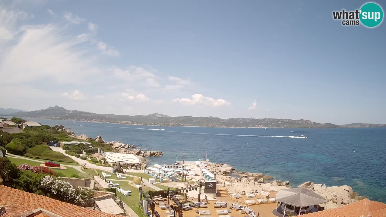 Live Phi Beach – Forte Cappellini camera en vivo Porto Cervo – Arzachena – Cerdeña
