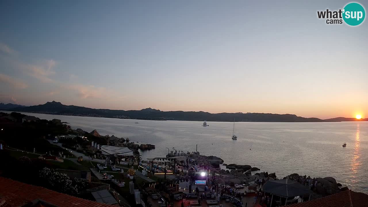 Live Phi Beach – Forte Cappellini camera en vivo Porto Cervo – Arzachena – Cerdeña