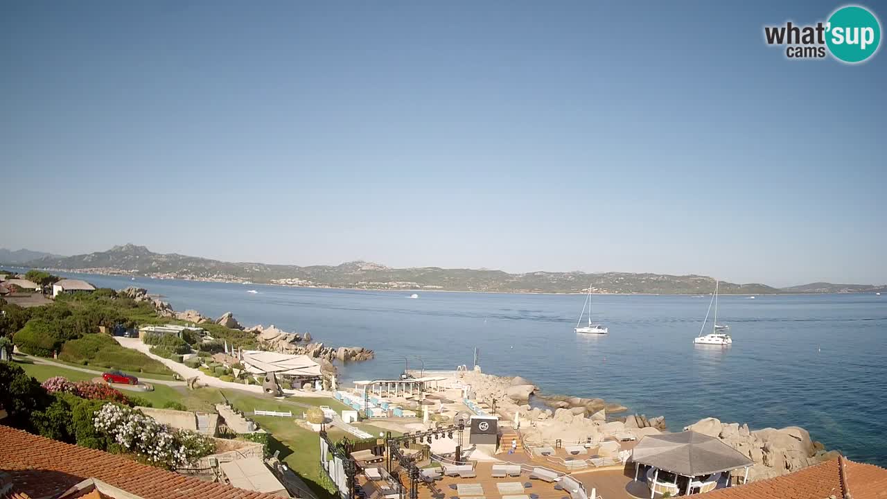 Live Phi Beach – Forte Cappellini camera en vivo Porto Cervo – Arzachena – Cerdeña