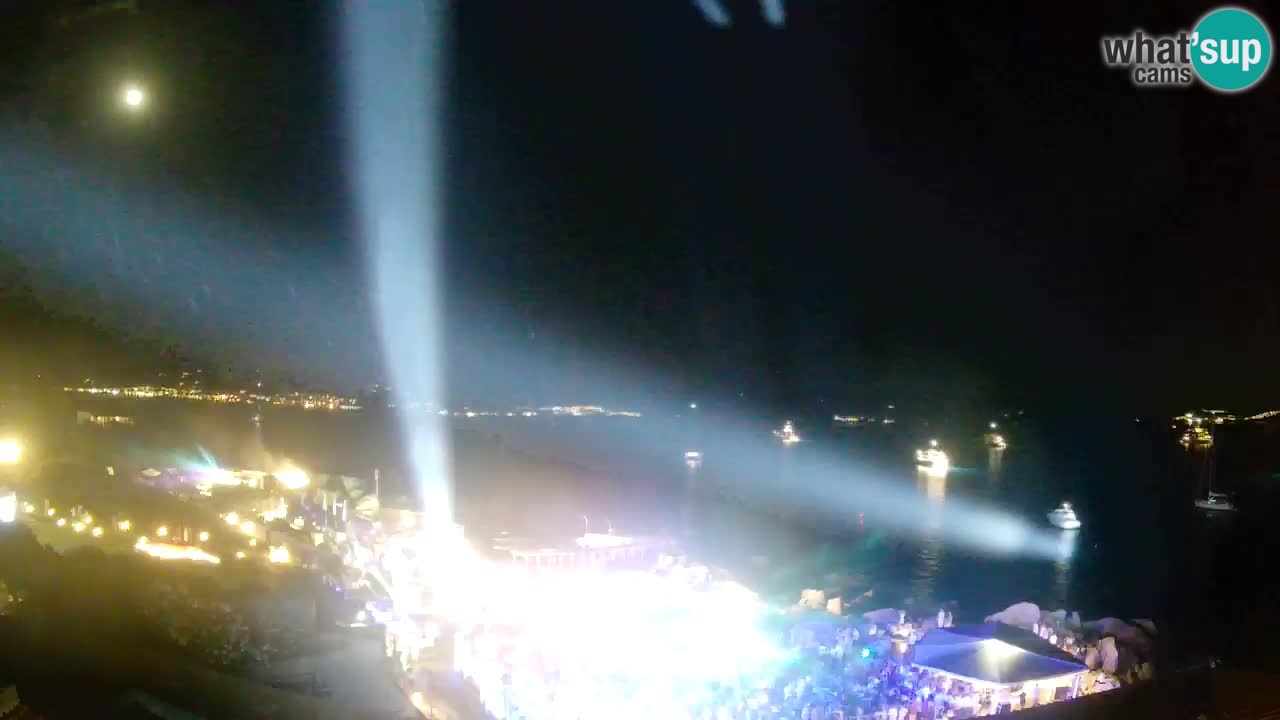 Live Phi Beach – Forte Cappellini camera en vivo Porto Cervo – Arzachena – Cerdeña