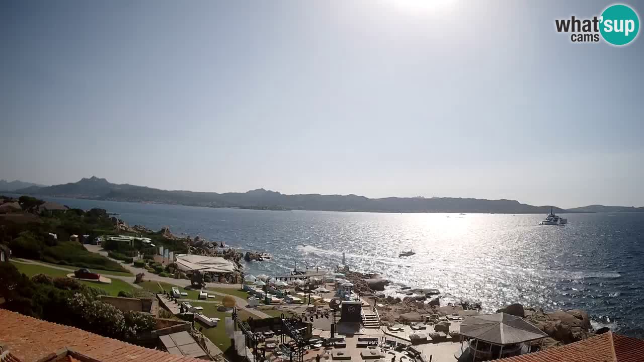 Live Phi Beach – Forte Cappellini camera en vivo Porto Cervo – Arzachena – Cerdeña