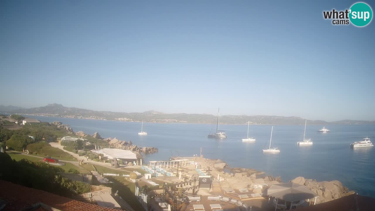 Live Phi Beach – Forte Cappellini camera en vivo Porto Cervo – Arzachena – Cerdeña