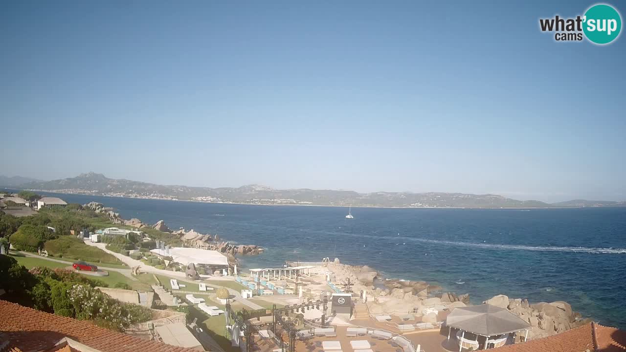Live Phi Beach – Forte Cappellini camera en vivo Porto Cervo – Arzachena – Cerdeña