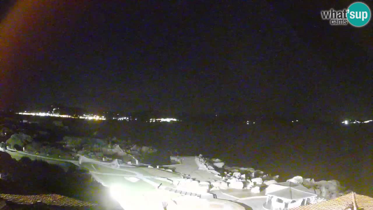 Live Phi Beach – Forte Cappellini camera en vivo Porto Cervo – Arzachena – Cerdeña
