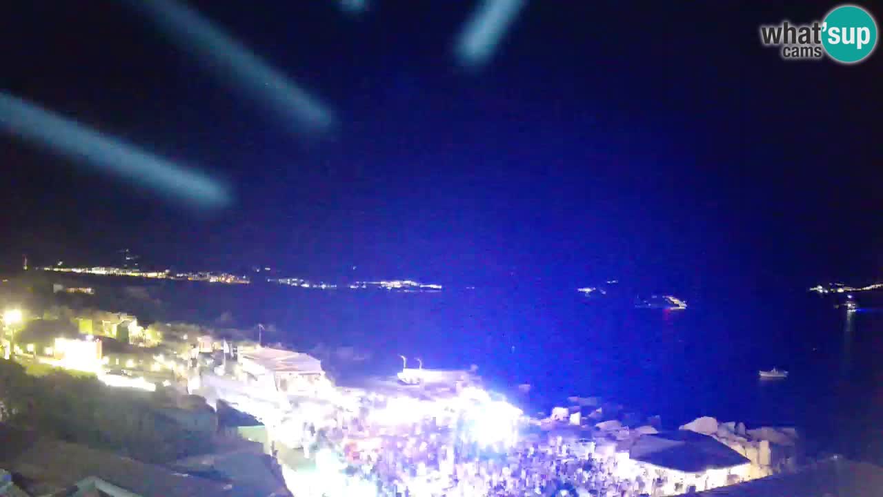 Live Phi Beach – Forte Cappellini camera en vivo Porto Cervo – Arzachena – Cerdeña