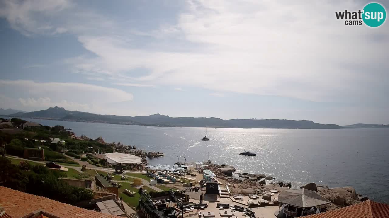 Live Phi Beach – Forte Cappellini camera en vivo Porto Cervo – Arzachena – Cerdeña