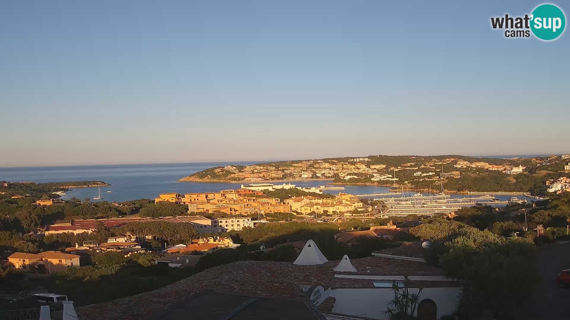 La hermosa cámara web Porto Cervo Live – Cerdeña – Italia