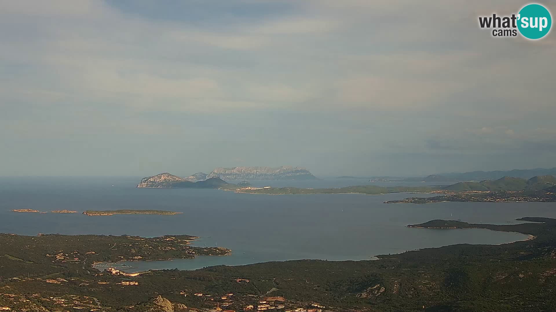 Monte Moro webcam Costa Smeralda panoramic view Sardinia