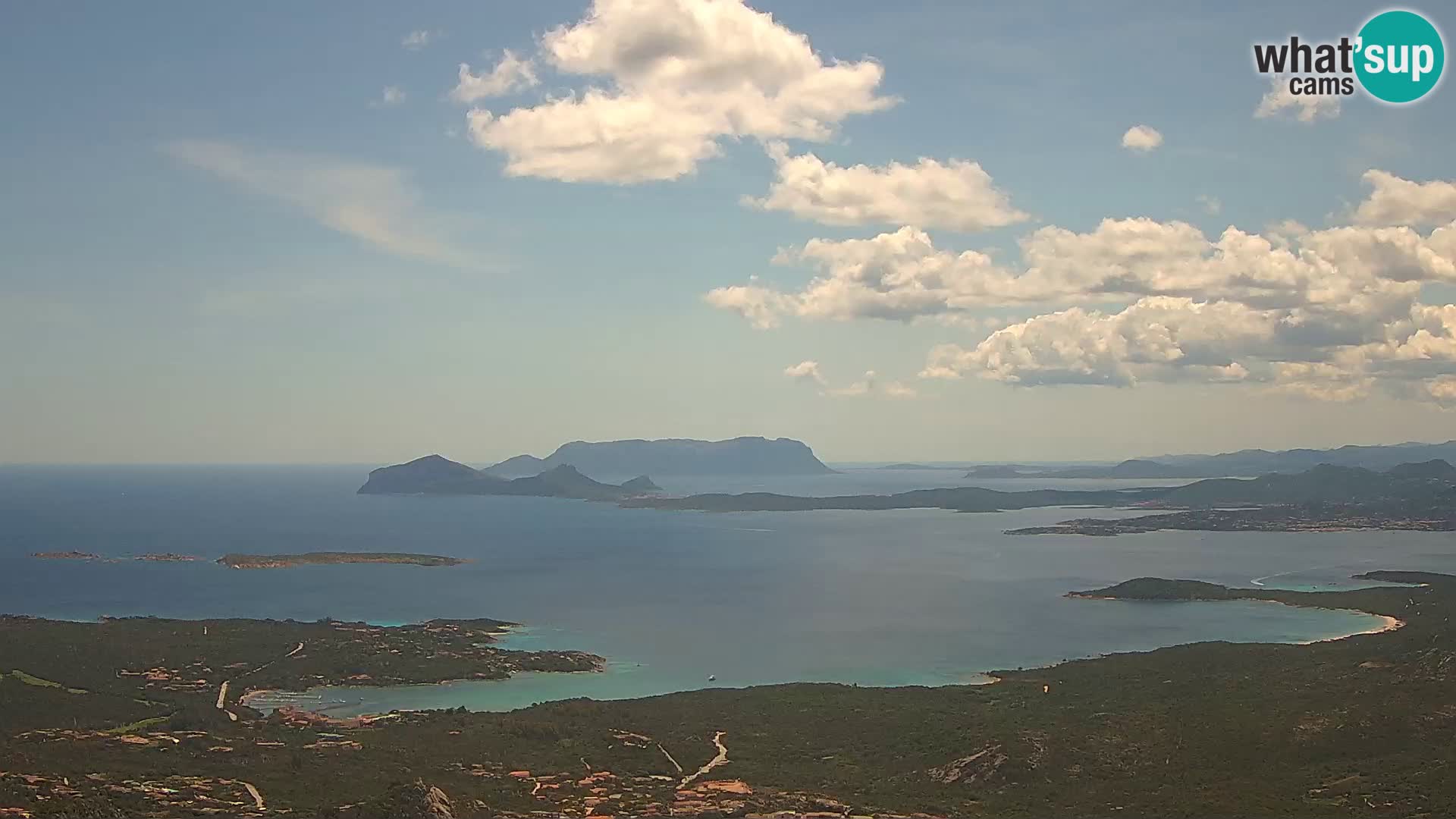 Monte Moro live cam Costa Smeralda Panoramablick Sardinien