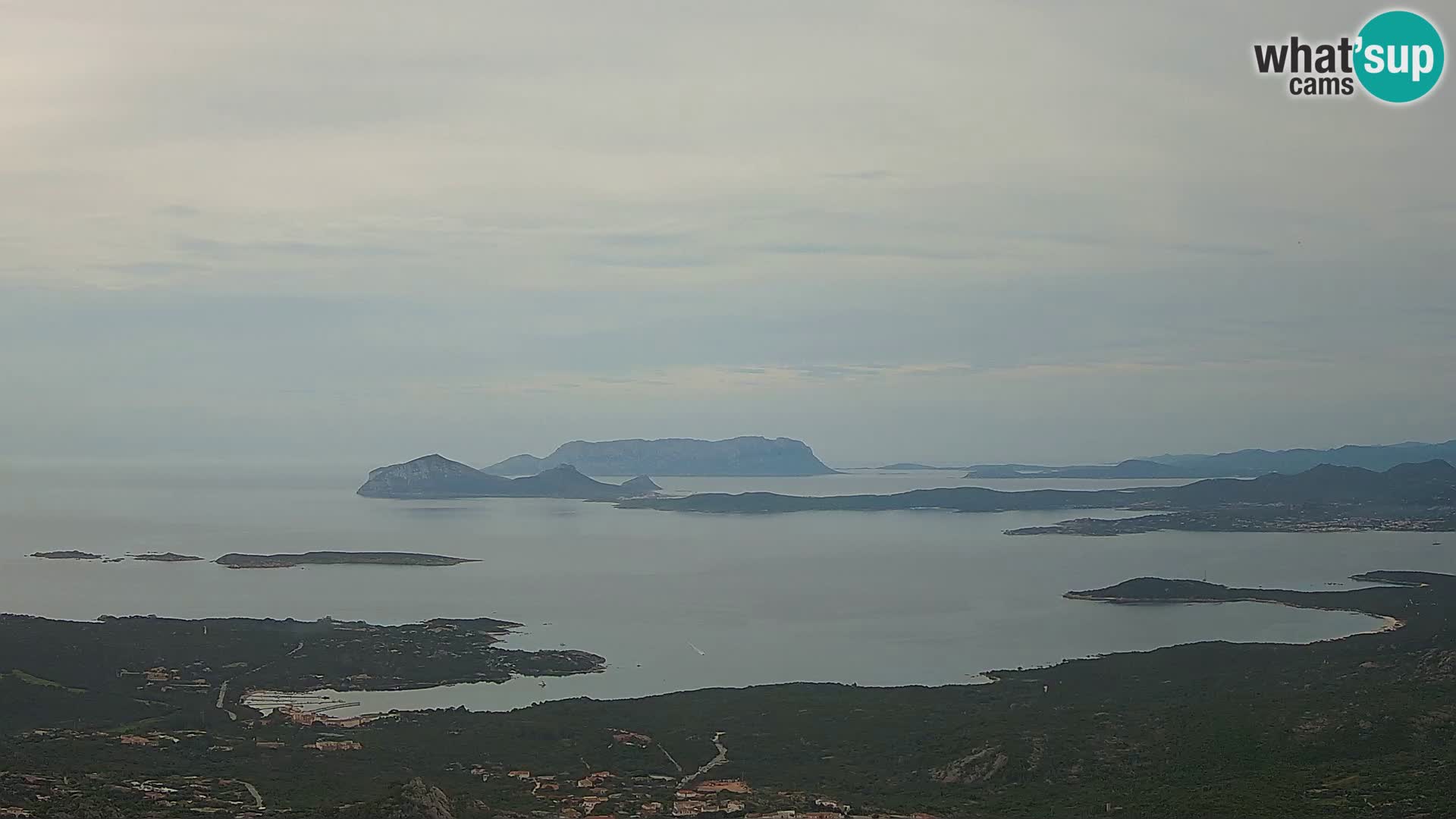 Monte Moro live cam Costa Smeralda Panoramablick Sardinien