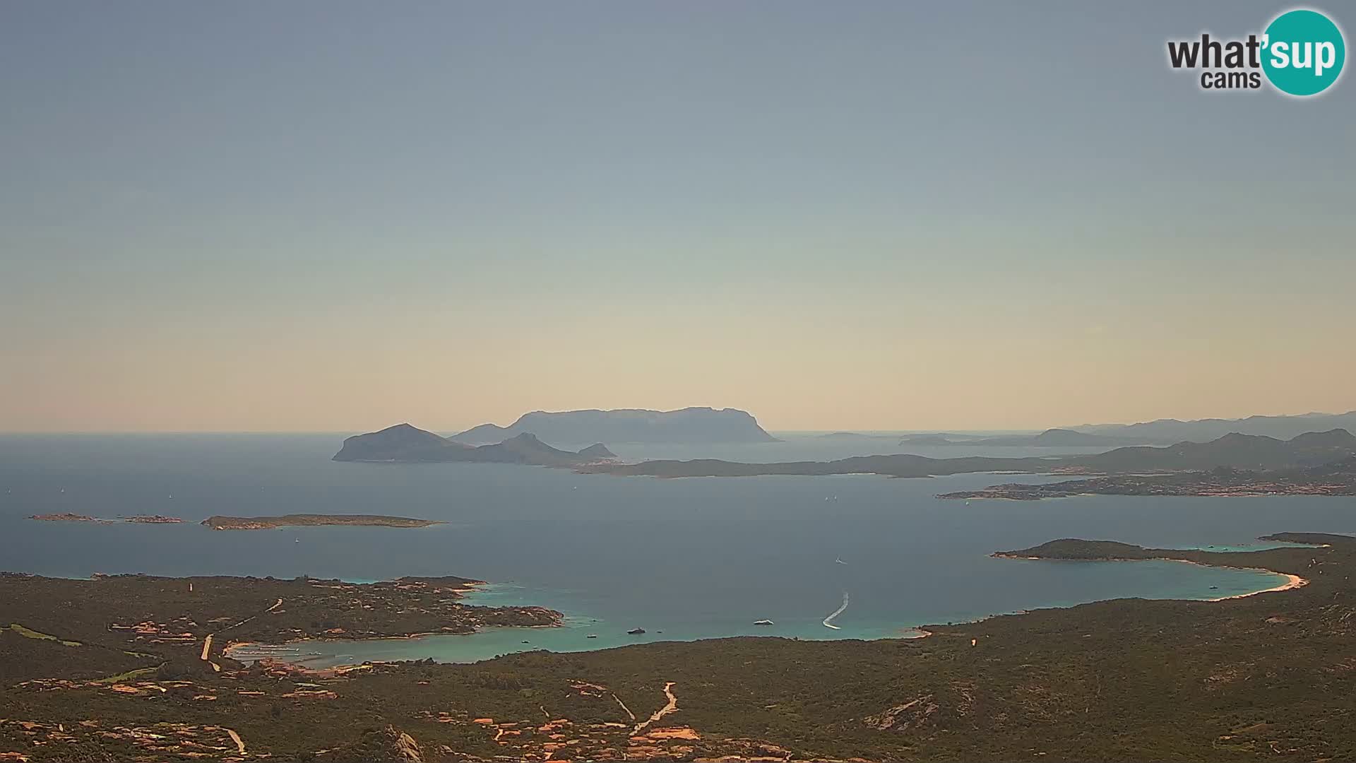 Monte Moro camera en vivo Costa Smeralda vista panorámica Cerdeña