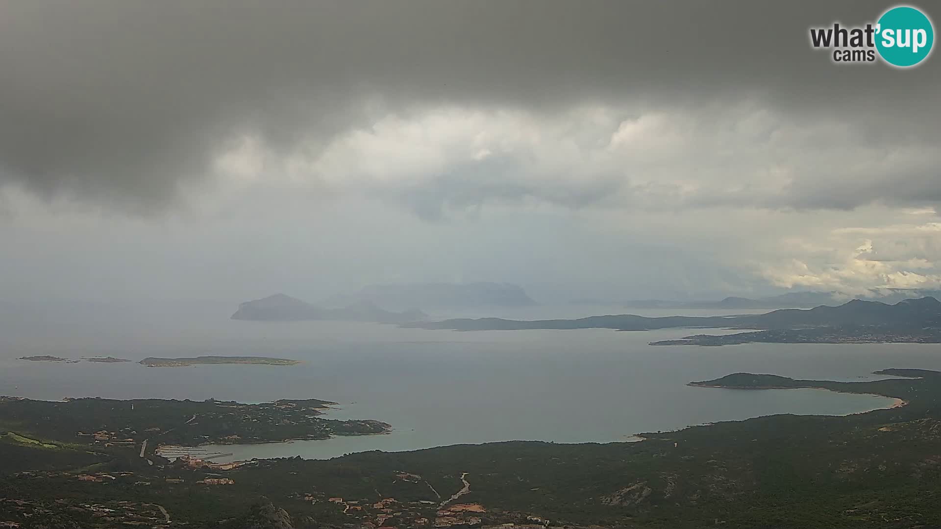 Monte Moro camera en vivo Costa Smeralda vista panorámica Cerdeña
