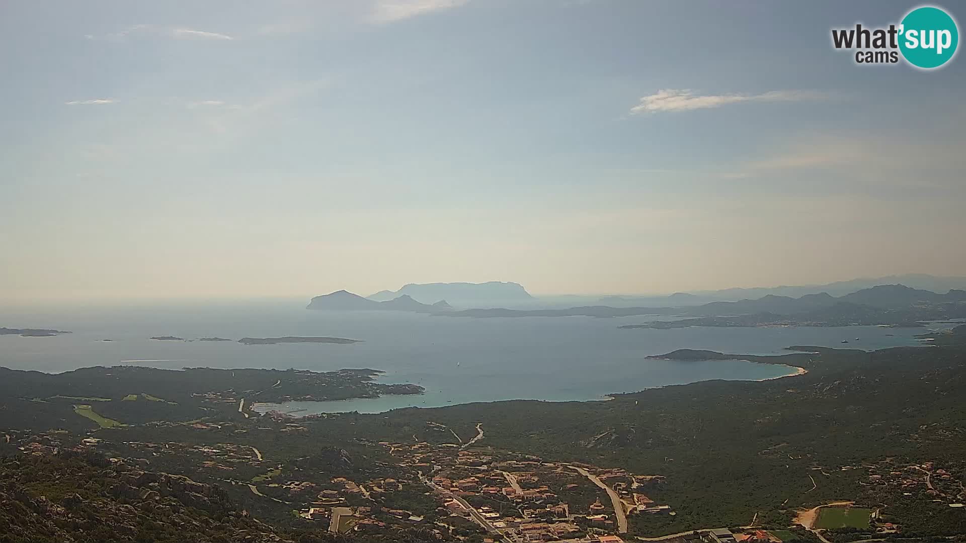Monte Moro live cam Costa Smeralda Panoramablick Sardinien