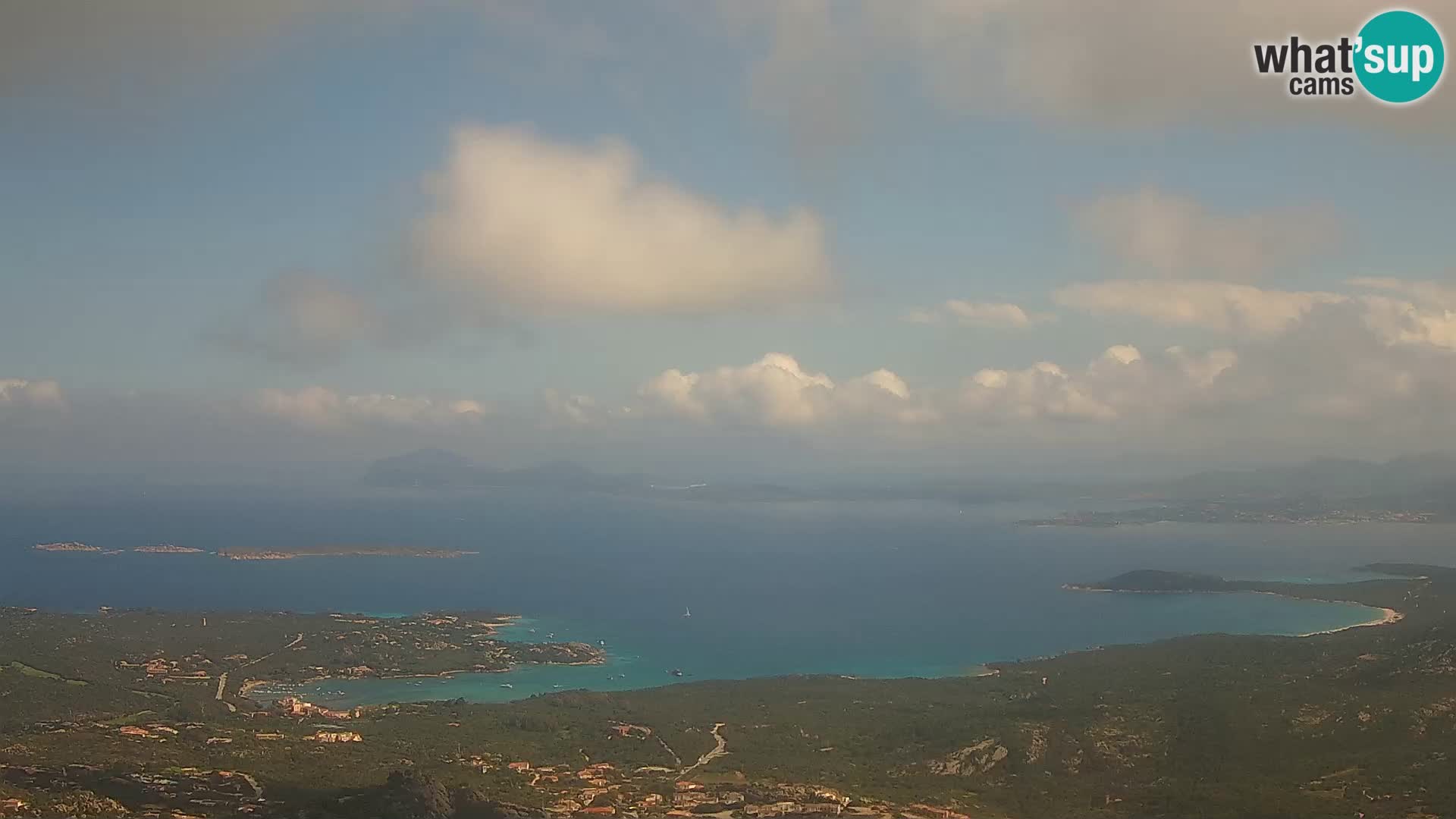 Monte Moro camera en vivo Costa Smeralda vista panorámica Cerdeña