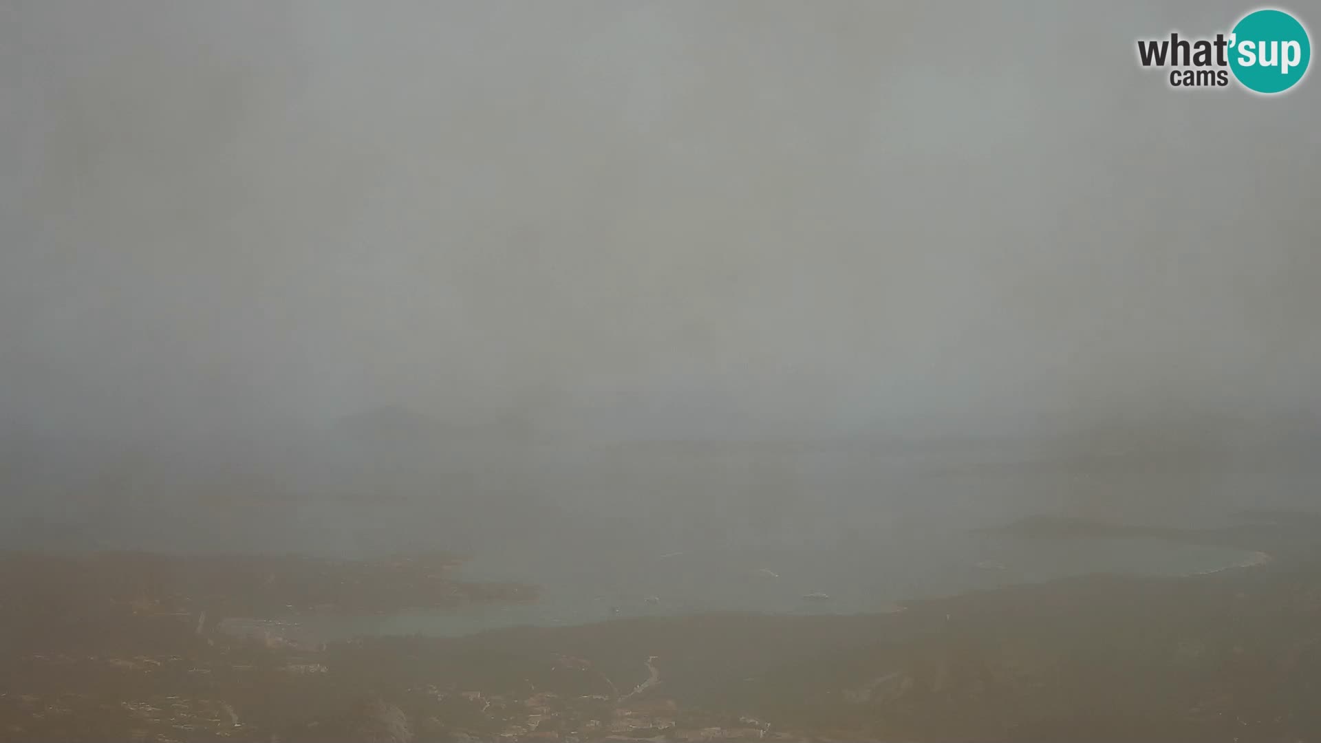 Monte Moro camera en vivo Costa Smeralda vista panorámica Cerdeña