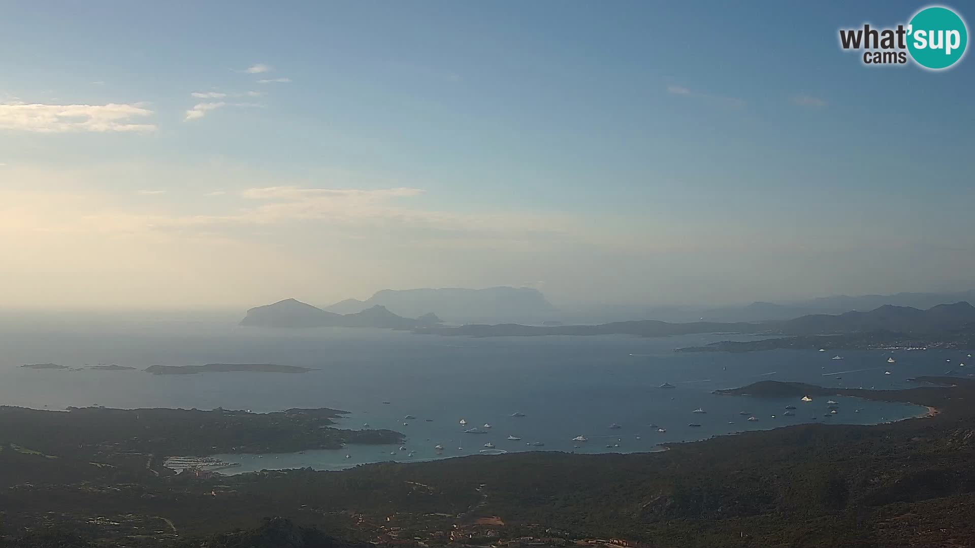 Monte Moro web kamera Costa Smeralda panoramski pogled na Sardiniju