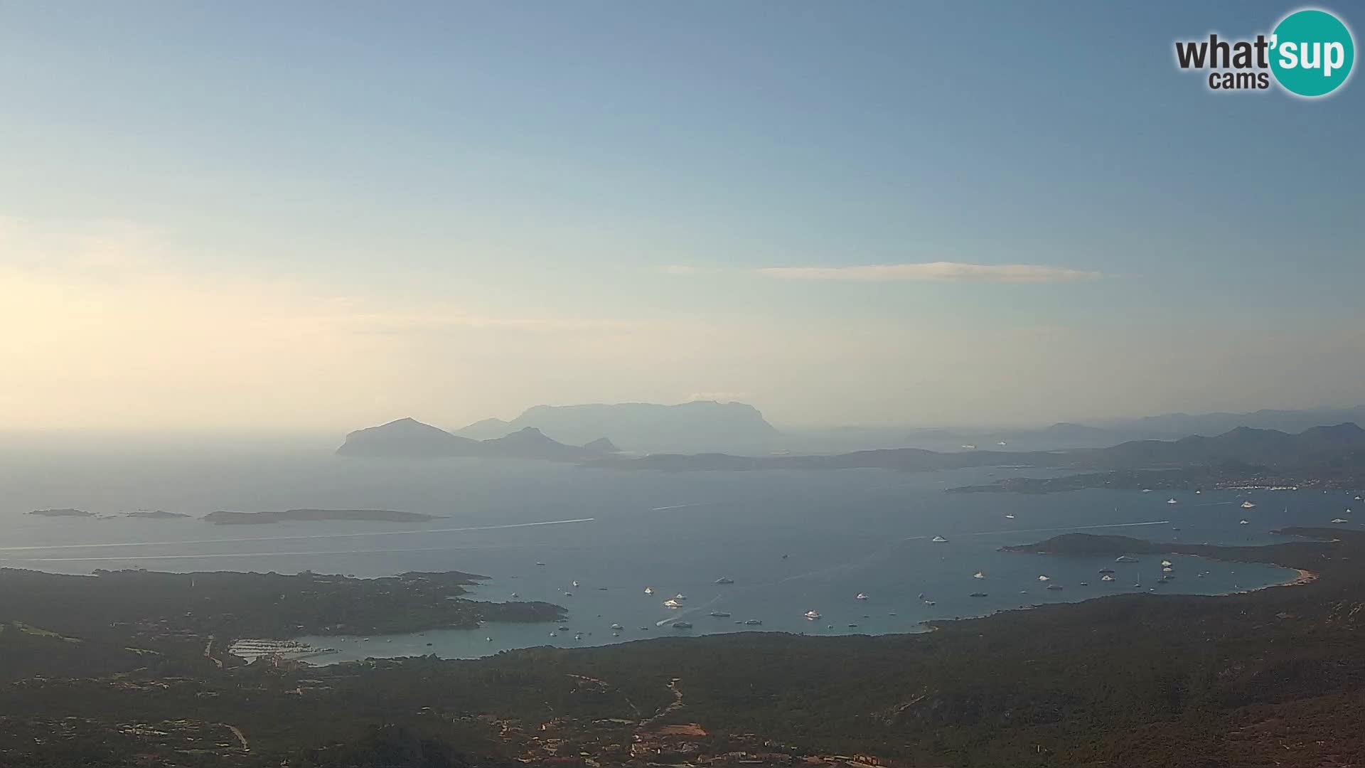 Monte Moro web kamera Costa Smeralda panoramski pogled na Sardiniju