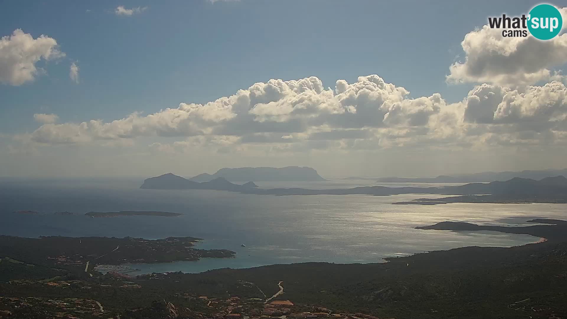 Monte Moro camera en vivo Costa Smeralda vista panorámica Cerdeña