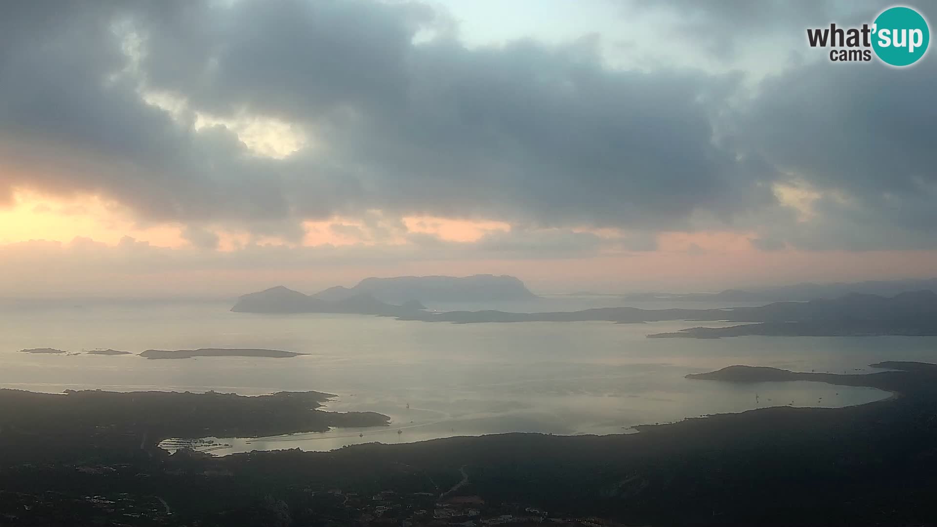 Monte Moro camera en vivo Costa Smeralda vista panorámica Cerdeña