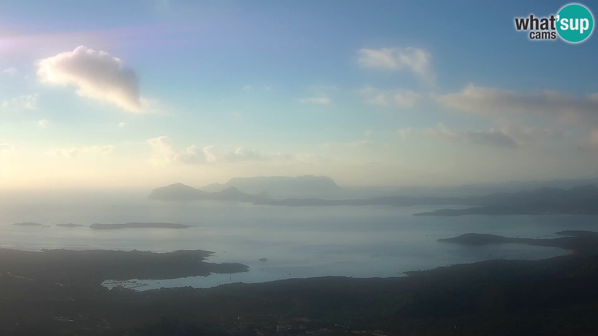 Monte Moro web kamera Costa Smeralda panoramski pogled na Sardiniju