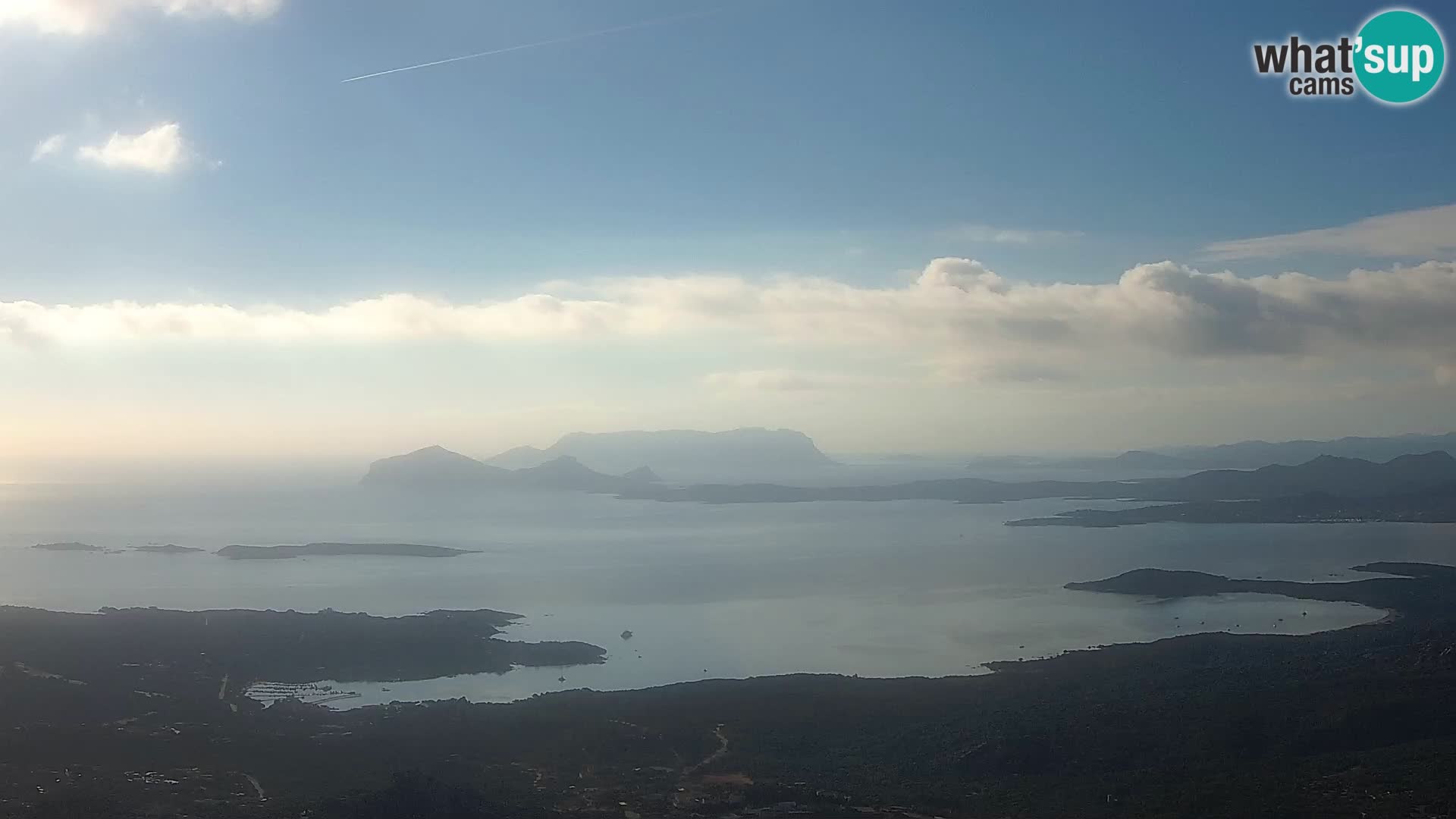 Monte Moro webcam Costa Smeralda vista panoramica Sardegna