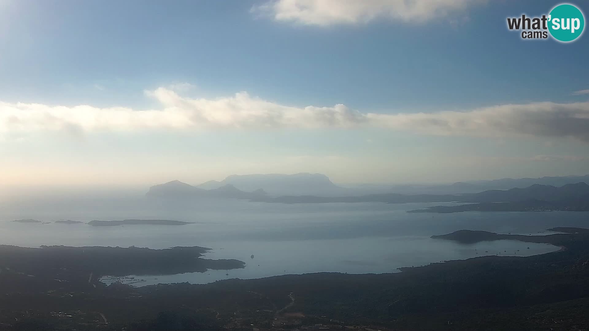 Monte Moro webcam Costa Smeralda vista panoramica Sardegna