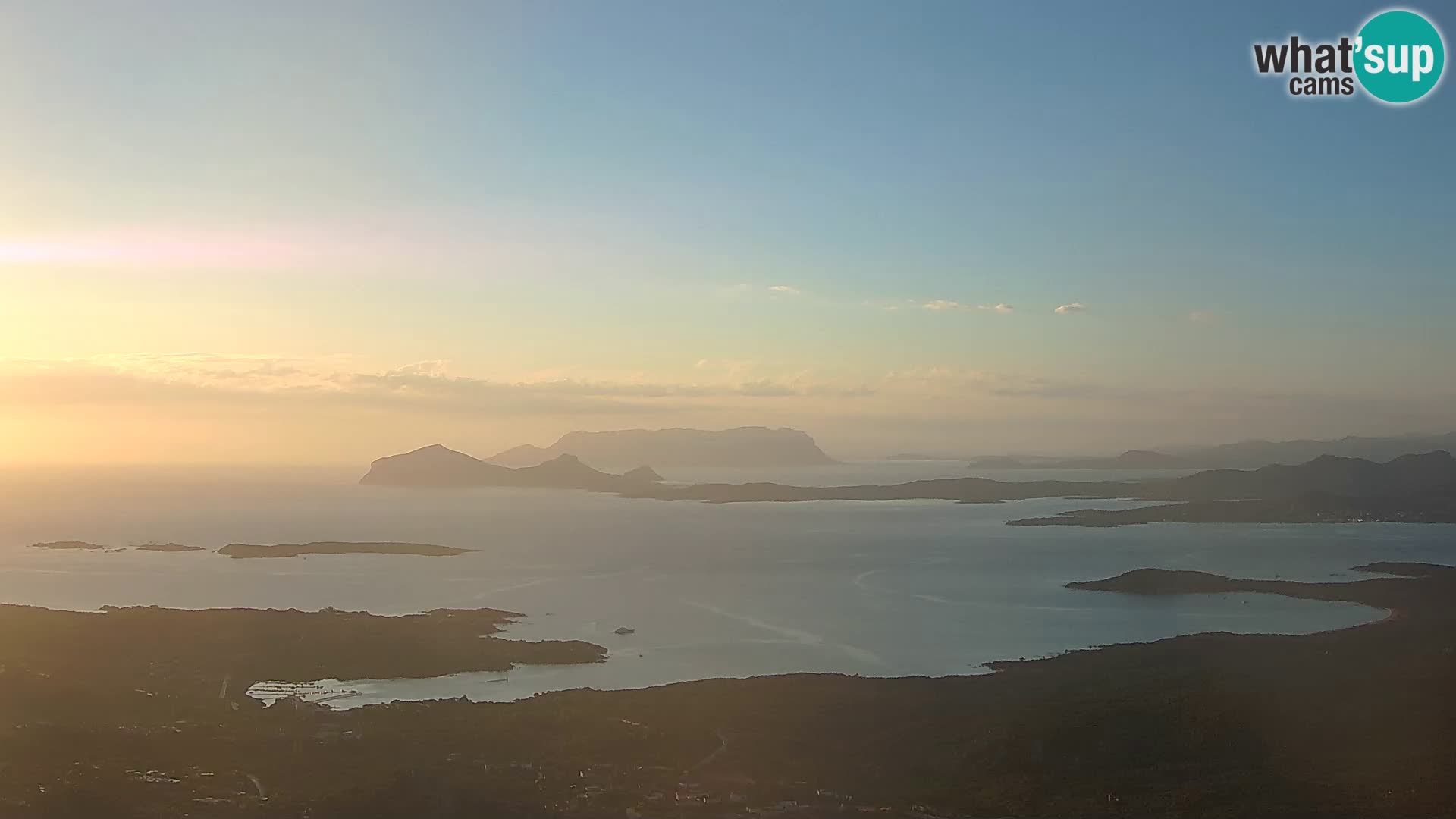 Monte Moro webcam Costa Smeralda vista panoramica Sardegna