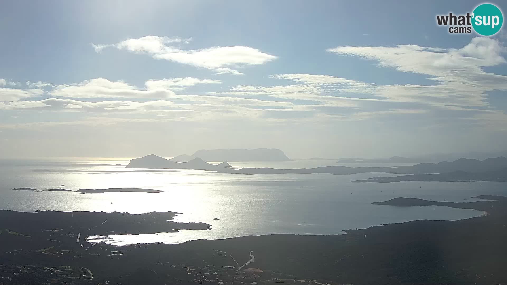 Monte Moro webcam Costa Smeralda panoramic view Sardinia